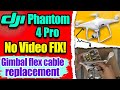 Replace DJI Phantom 4 Pro Gimbal Flex Cable | Camera Not Showing Fix