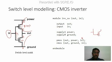 Week-3 System design using Verilog: Switch level modelling (ee104-noc22)