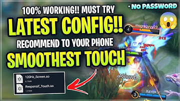 Updated Fix Touch No Delay Screen Enhance 120Hz In Mobile Legends | Supported All Device - Patch M5