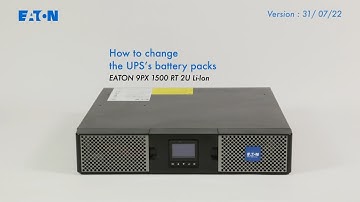 How to change the UPS