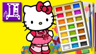 АКВАГРИМ Красивые Рисунки на Лице Hello Kitty Хеллоу Китти Хелло Китти