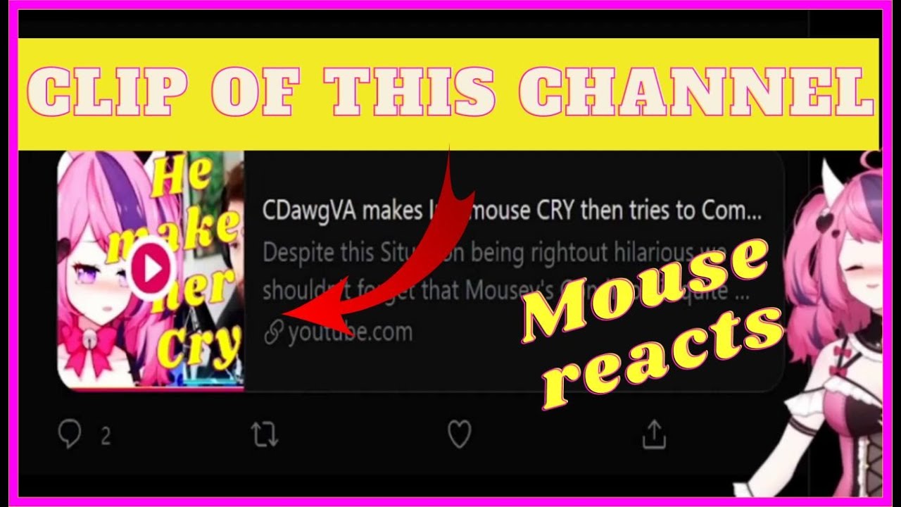 Ironmouse reacts to another Video of this Channel (CdawgVA makes Ironmouse Cry)