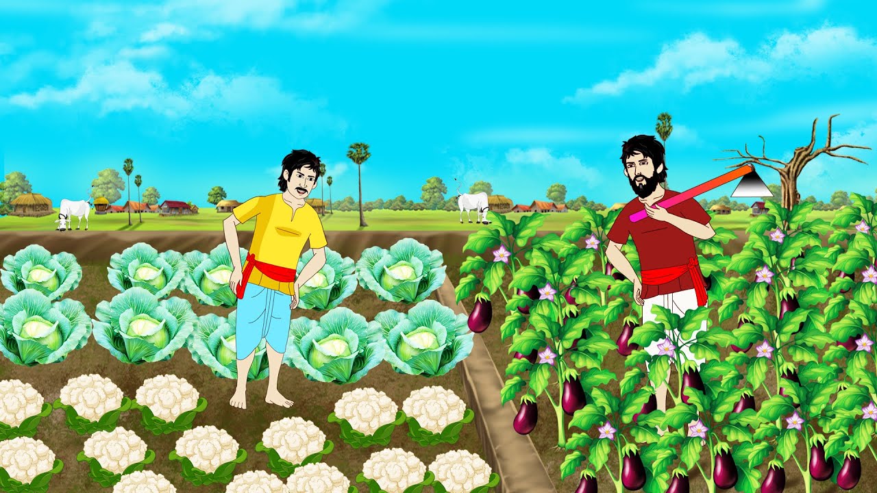 দুই ভাইয়ের শিতের ফসল,Golden bird feather। Bangla Cartoon । Bengali Moral Stories  Thakuma