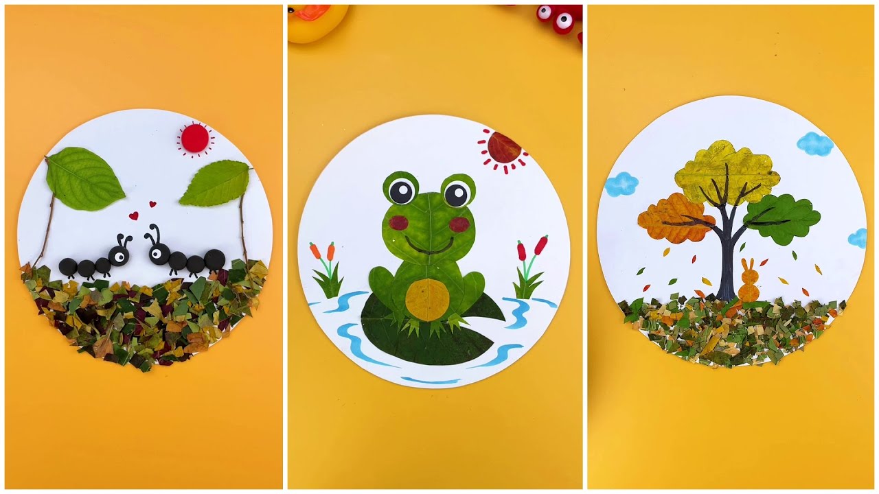 Easy Leaf Art & Craft Activities for you Leaf Crafts Quick & Easy