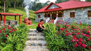 Download Lagu TIMELAPSE – Pour Concrete Foundation Grow Ferns, Harvest Water Spinach for Market | Tieu Vy Building MP3