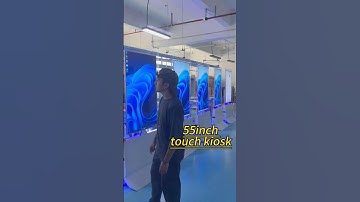 Avlink top 55inch super slim double side touch kiosk digital signage factory LCD screen China price