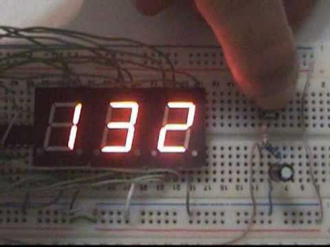 4026 manual digital counter circuit with reset - YouTube arduino digital input wiring 