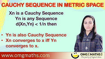 Cauchy sequence theorem | Sequences in metric space | Real Analysis | Convergent Sequence