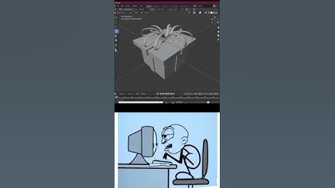 Beginner Vs Professional | How to make Gift box🎁 Modeling in Blender #3d #blender3d