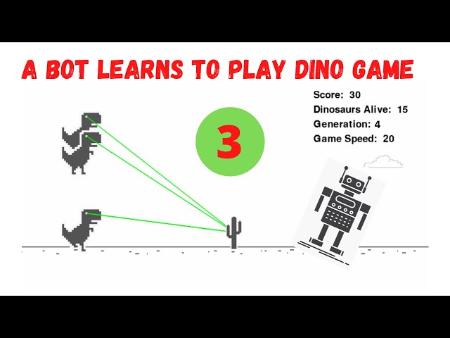 Make a bot for a running dino in Chrome