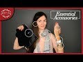 10 essential accessories  capsule wardrobe guide  justine leconte