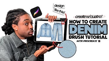 How I Use PROCREATE to Create Denim!