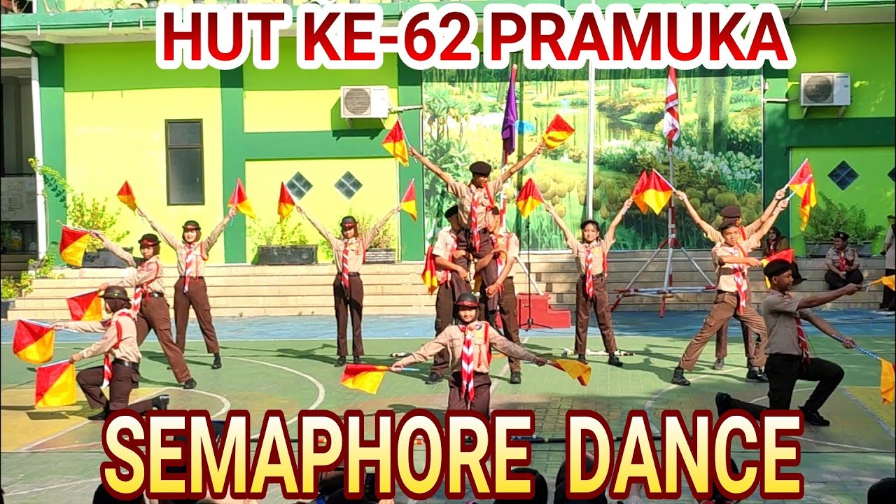 Perform Semaphore Dance Dalam Peringatan Hari Pramuka Ke-62 di #smpn1wonogiri