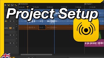 Setting up a project – Ultraschall 5 Tutorial (english) (Reaper for Podcasts)