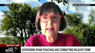 Minister Barbara Creecy on addressing rhino poaching and combating wildlife crime