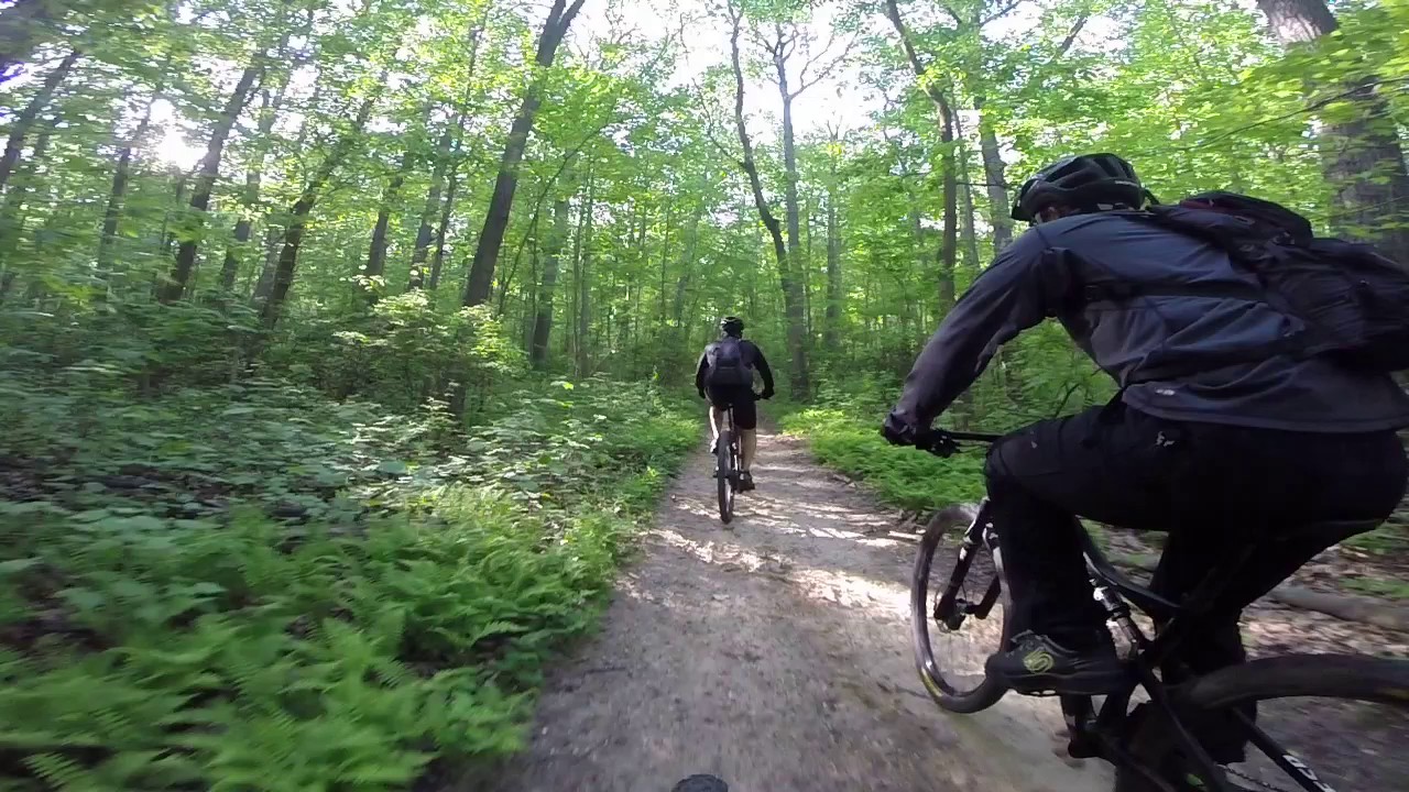 double track mountain biking