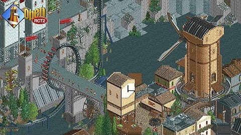This is the CRAZIEST Coaster Park ever! [Wickerdale] Custom OpenRCT2 park + COASTER CAM (4K UHD)