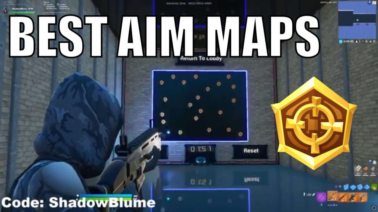 Fortnite shotgun aim training map code