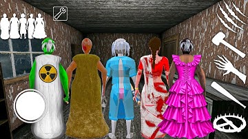 Playing as Granny Remake , Barbie Granny , Mad Granny , Zombie Granny , Kamla in Granny Chapter 1