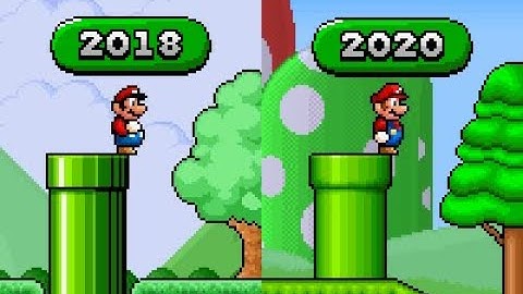 SMBX 1.4.5 - NSMB - The Great Invasion 1-1 (2018 VS 2020)