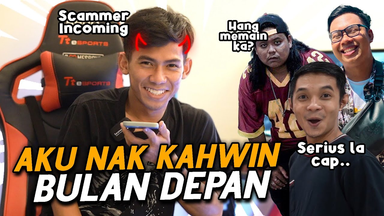 PRANK CALL MEMBER AKU CAKAP AKU NAK KAHWIN DENGAN BIBI