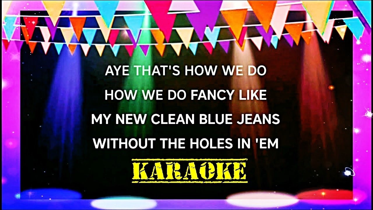 Walker Hayes Fancy Like Karaoke Version YouTube