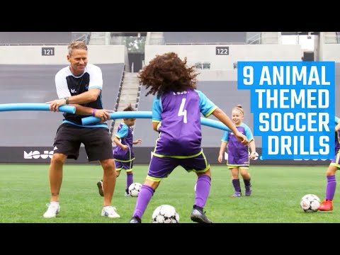 9 Animal-Themed Soccer Drills for U6 and U8 Kids | Soccer Coaching by MOJO