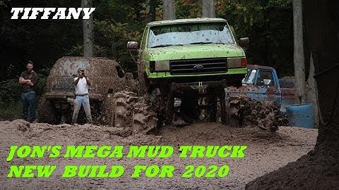 2020 PINE SWAMP MUD BOG / JON S MEGA FORD ACTION AT MAIN BOG & BOG & BANK AREA