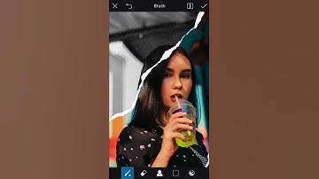 How To Make A Color Splash Paper Tear Edit  PicsArt Tutorial