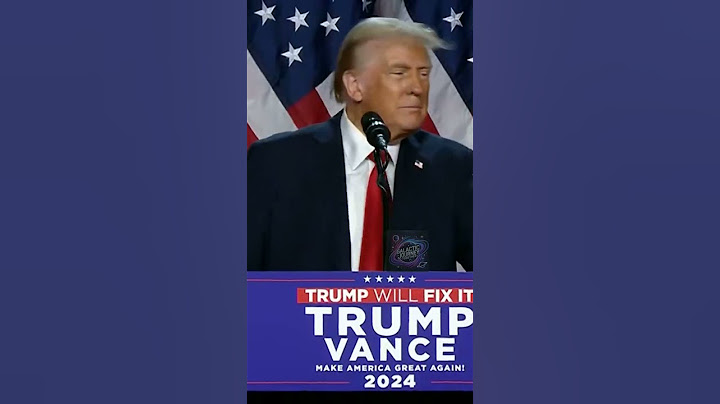 Donald Trump Speaks After Winning the 2024 Presidential Election