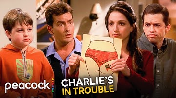 Two and Half Men | Charlie’s To Blame for Jake’s Inappropriate Drawing at School