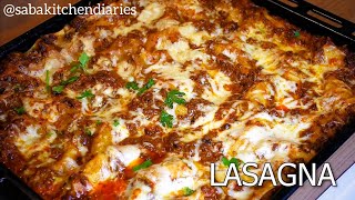 Beef Lasagna - Classic Lasagna Recipe | Easy Beef Lasagna recipe