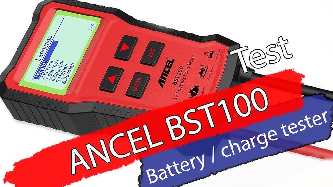 ANCEL BST100 Auto Batterie Tester 12V Batterie Analyzer Ankurbeln Lade  Circut Test Batterie Tester Auto Diagnose Scanner Werkzeuge PK BM550