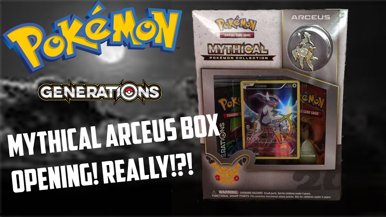 POKEMON TCG OPENING! ARCEUS MYTHICAL COLLECTION BOX! REALLY!?!