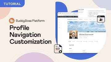 How to Customize the Profile Navigation Dropdown | BuddyBoss Platform Tutorials