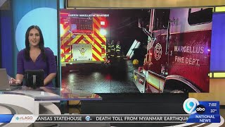 Fire crews rescue two people trapped inside car in Marcellus