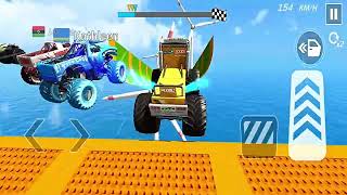 Car Games: Monster Truck Stunt | Mega Saltos imposible #3d | Juego de carro | Monstruos sobre Ruedas