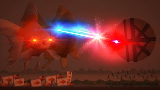 Fish attack vs The robot invasion | Melon Playground Film