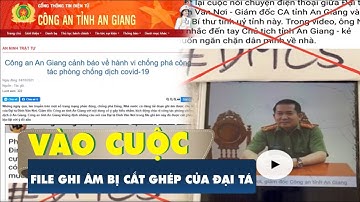 Công an vào cuộc vụ cắt ghép cuộc nói chuyện của đại tá Đinh Văn Nơi