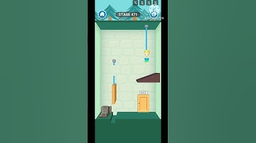 Rescue cut rope puzzle game level 471🪔#Short#shorts#shortsfeed#youtubeshorts#gaming🌲
