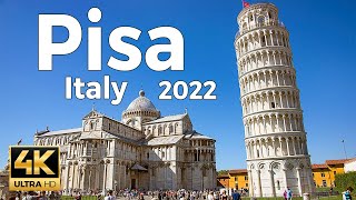 Pisa 2022, Italy Walking Tour (4k ultra hd 60fps) - With Captions