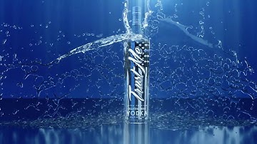 PhoenixFD: Trust Me Vodka 3D Water Splash Animation