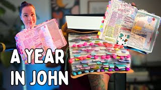 Bible Flip Through | How Studying the Gospel of John Sustained Me Through Grief