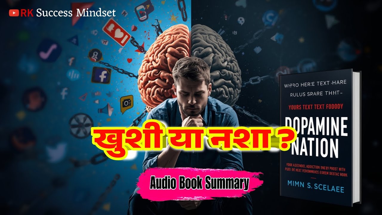 Dopamine Nation Hindi Summary | Dopamine Trap Se Kaise Bache | RK Success Mindset 