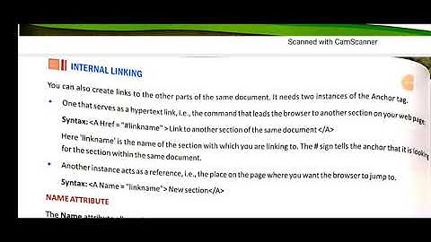 Internal link, audio and video link in HTML by Dr Surya Pratap singh