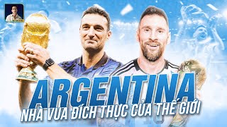 CHỈ 1 THẤT BẠI SAU 49 TRẬN, NHÀ VUA CỦA THẾ GIỚI GỌI TÊN ARGENTINA