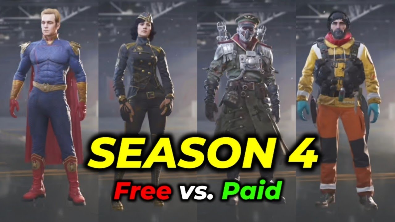 Free vs Paid Character skins coming in Season 4