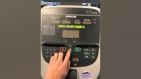 How to get Manager Mode in Precor