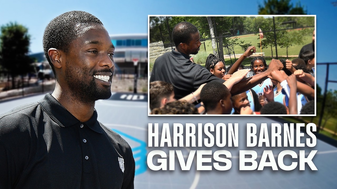 Video: Harrison Barnes Making An Impact Off The Basketball Court Video: Harrison Barnes Making An Impact Off The Basketball Court