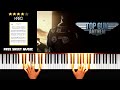 Harold Faltermeyer - Top Gun Anthem (Top Gun Movie Soundtrack) - (HARD) Piano Tutorial